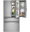 Ge Profile™ Energy Star® 29 Cu. Ft. Smart Fingerprint Resistant 4-door French-door Refrigerator With Door In Door