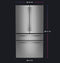 Ge Profile™ Energy Star® 29 Cu. Ft. Smart Fingerprint Resistant 4-door French-door Refrigerator With Door In Door