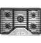 30" Built-In Tri-Ring Gas Cooktop with 5 Burners and Included Extra-Large Integrated Griddle
