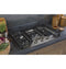 30" Built-In Tri-Ring Gas Cooktop with 5 Burners and Included Extra-Large Integrated Griddle