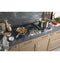 36" Built-In Tri-Ring Gas Cooktop with 5 Burners and Included Extra-Large Integrated Griddle