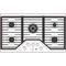 36" Built-In Tri-Ring Gas Cooktop with 5 Burners and Included Extra-Large Integrated Griddle