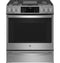 30" Smart Slide-In Front-Control Gas Fingerprint Resistant Range with No Preheat Air Fry