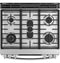 30" Smart Slide-In Front-Control Gas Fingerprint Resistant Range with No Preheat Air Fry