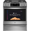 30" Smart Slide-In Front-Control Gas Fingerprint Resistant Range with No Preheat Air Fry