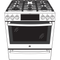 30" Smart Slide-In Front-Control Gas Fingerprint Resistant Range with No Preheat Air Fry