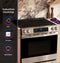 Ge Profile™ Energy Star® 30" Smart Slide-in Induction And Convection Range With No Preheat Air Fry And Easywash™ Oven Tray