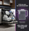Ge Profile™ Energy Star® 23.2 Cu. Ft. Smart Counter-depth Fingerprint Resistant 4-door French-door Refrigerator