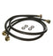 4 Foot Rubber Washer Hoses (2 Pack)