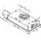 21-Inch Custom Range Hood Power Pack Insert w/ Easy Install System, 300 Max Blower CFM