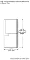 Professional Double Combination Built-in Oven With Speed Oven 30''