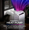 12,000 BTU Dual-Hose, Inverter Heat/Cool Portable Air Conditioner with Dehumidifier and Remote, White