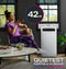 12,000 BTU Dual-Hose, Inverter Heat/Cool Portable Air Conditioner with Dehumidifier and Remote, White