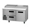 Refrigerator, Two Section Pizza Prep Table, Drawer/Door Combo