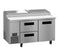 Refrigerator, Two Section Pizza Prep Table, Drawer/Door Combo