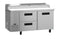 Refrigerator, Two Section Pizza Prep Table, Drawer/Door Combo