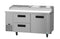 Refrigerator, Two Section Pizza Prep Table, Drawer/Door Combo