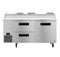 Refrigerator, Two Section Pizza Prep Table, Drawer/Door Combo