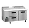 Refrigerator, Two Section Pizza Prep Table, Drawer/Door Combo