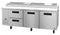 Refrigerator, Three Section Pizza Prep Table, Drawer/Door Combo
