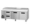 Refrigerator, Three Section Pizza Prep Table, Drawer/Door Combo