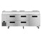 Refrigerator, Three Section Pizza Prep Table, Drawer/Door Combo