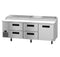 Refrigerator, Three Section Pizza Prep Table, Drawer/Door Combo