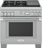 Dual Fuel Professional Range 36'' Pro Grand® Commercial Depth