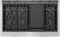 Dual Fuel Professional Range 48'' Pro Grand® Commercial Depth