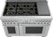 Dual Fuel Professional Range 48'' Pro Grand® Commercial Depth
