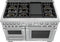 Dual Fuel Professional Range 48'' Pro Grand® Commercial Depth