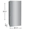 19 Cu. Ft. Single-Door Refrigerator