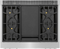 Gas Professional Range 36" Pro Grand Commercial Depth
