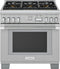 Gas Professional Range 36'' Pro Grand® Commercial Depth