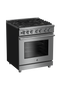 30" Stainless Steel Pro-Style Gas Range