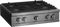 30" Stainless Steel Pro-Style Built-in Gas Range Top