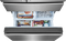 22 Cu. Ft. Counter-Depth 4-Door French Door Refrigerator