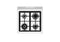 24 inch All Gas Range, 4 Burners