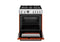 30 inch Dual Fuel Range, 4 Brass Burners, Electric Self-Clean Oven