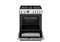 30 inch Dual Fuel Range, 4 Brass Burners, Electric Self-Clean Oven