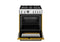30 inch Dual Fuel Range, 4 Brass Burners, Electric Self-Clean Oven
