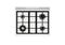 30 inch Dual Fuel Range, 4 Brass Burners, Electric Self-Clean Oven