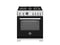 30 inch Dual Fuel Range, 4 Brass Burners, Electric Self-Clean Oven