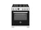 30 inch Dual Fuel Range, 4 Brass Burners, Electric Self-Clean Oven