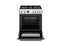 30 inch Dual Fuel Range, 4 Brass Burners, Electric Self-Clean Oven