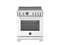 30 inch Induction Range, 4 Heating Zones, Electric Self-Clean Oven