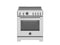 30 inch Induction Range, 4 Heating Zones, Electric Self-Clean Oven