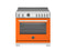 36 inch Induction Range, 5 Heating Zones and Cast Iron Griddle, Electric Self-Clean Oven