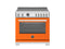 36 inch Induction Range, 5 Heating Zones and Cast Iron Griddle, Electric Self-Clean Oven