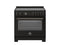 36 inch Induction Range, 5 Heating Zones and Cast Iron Griddle, Electric Self-Clean Oven